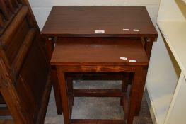 NEST OF MODERN TABLES, LARGER APPROX 48CM