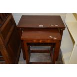 NEST OF MODERN TABLES, LARGER APPROX 48CM