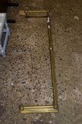 BRASS FIRE RAIL, LENGTH APPROX 135CM