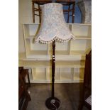 MAHOGANY LAMP STANDARD