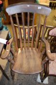 19TH CENTURY WINDSOR CHAIR, HEIGHT APPROX 116CM