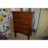 SMALL EDWARDIAN CHEST OF DRAWERS, WIDTH APPROX 49CM