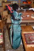 GOLF CLUBS AND BAG