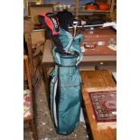 GOLF CLUBS AND BAG