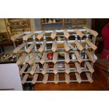 24-HOLE METAL WINE RACK