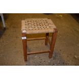 TALL JOINTED STOOL, APPROX 34CM WIDE