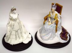 Royal Doulton model of The Queen made to celebrate her Diamond Jubilee, limited edition 4000/480, on