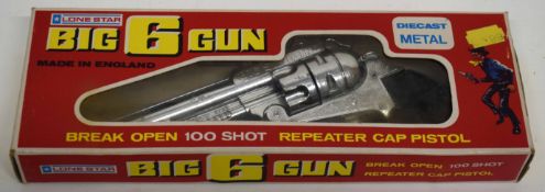 Boxed Big 6 Gun toy