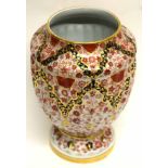 Large Imari vase, possibly Worcester, pattern 3934, decorated in Crown Derby style