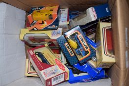 BOX CONTAINING MODEL CARS INCLUDING MATCHBOX