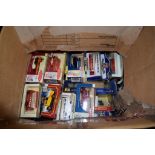 BOX CONTAINING QUANTITY OF MATCHBOX TOYS, SOME LLEDO, DAYS GONE BY
