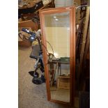 MODERN PINE FRAMED THREE QUARTER LENGTH WALL MIRROR