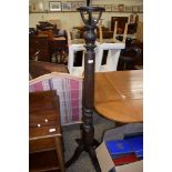 HEAVY TALL TORCHERE OR LAMP STAND, APPROX 157CM HIGH