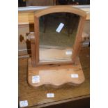 MODERN PINE SWING MIRROR, 32CM WIDE