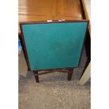 FOLDING GAMES TABLE, WIDTH APPROX 57CM