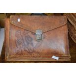 VINTAGE LEATHER SATCHEL