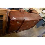 REPRODUCTION MAHOGANY SIDEBOARD, 162CM LONG