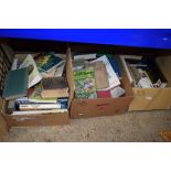 THREE BOXES MIXED REFERENCE BOOKS