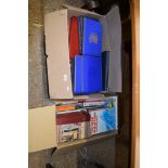TWO BOXES OF BOOKS INCLUDING PICTORIAL HISTORY OF SCOTLAND ETC