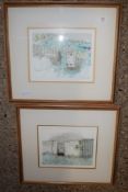 PAIR OF FRAMED LIMITED EDITION PRINTS BY FRANCES SHEARING