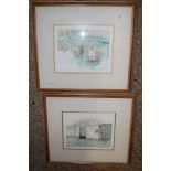 PAIR OF FRAMED LIMITED EDITION PRINTS BY FRANCES SHEARING