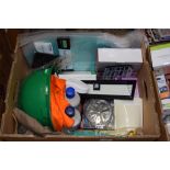 BOX CONTAINING HEALTH & SAFETY EQUIPMENT