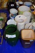 VARIOUS VASES ETC