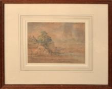 AR Philip Connard, RWS (1875-1958), "Upnor Castle", watercolour, signed lower left, 20 x 27cm,