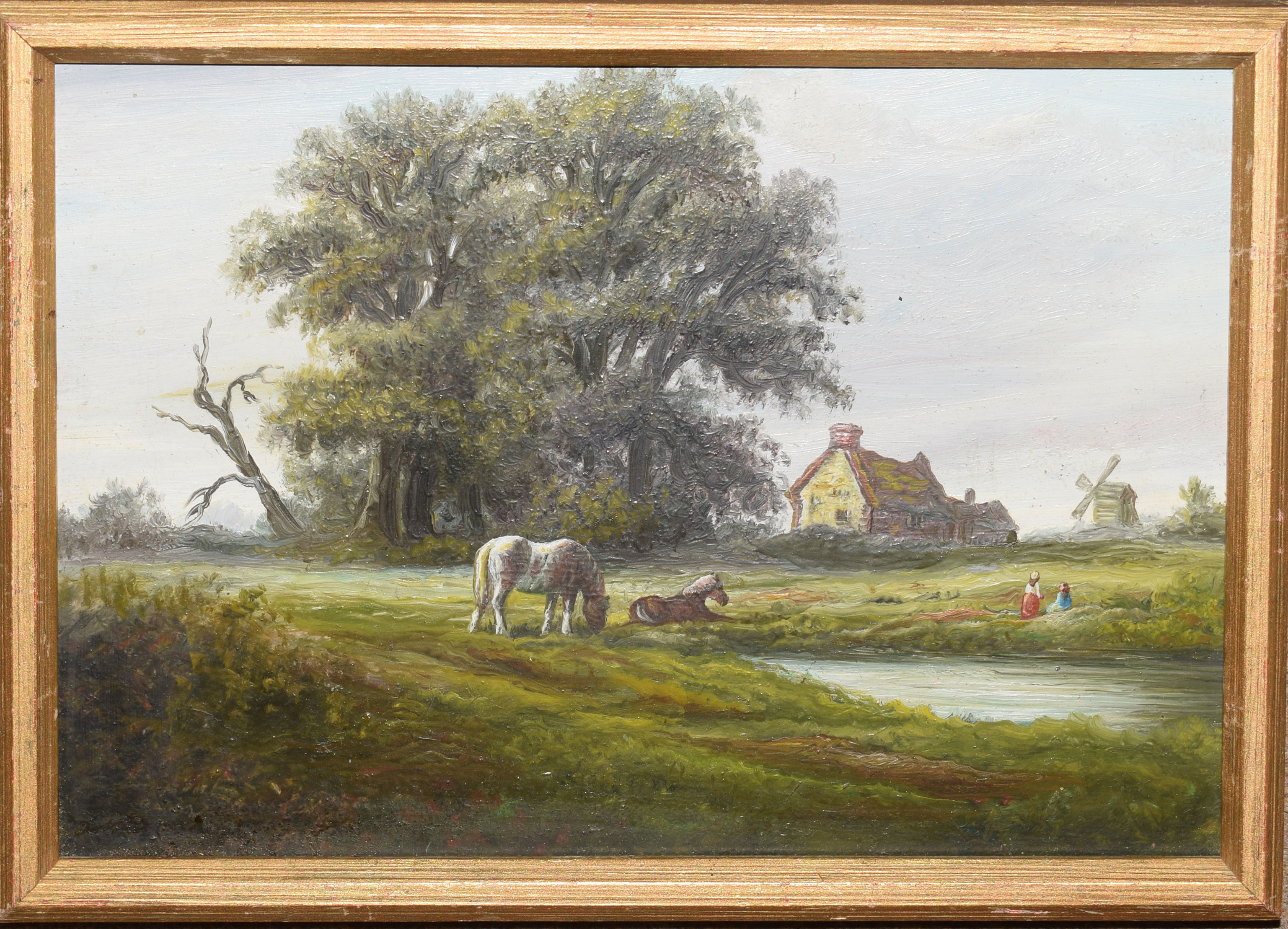 John Mace, Landscapes, group of three oils on board, one monogrammed, various sizes (3) - Image 2 of 3