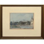 Scottish School (20th century), High School, Dundee, watercolour, indistinctly signed and