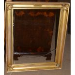 Good quality Victorian gilt gesso picture frame, 61 x 77cm