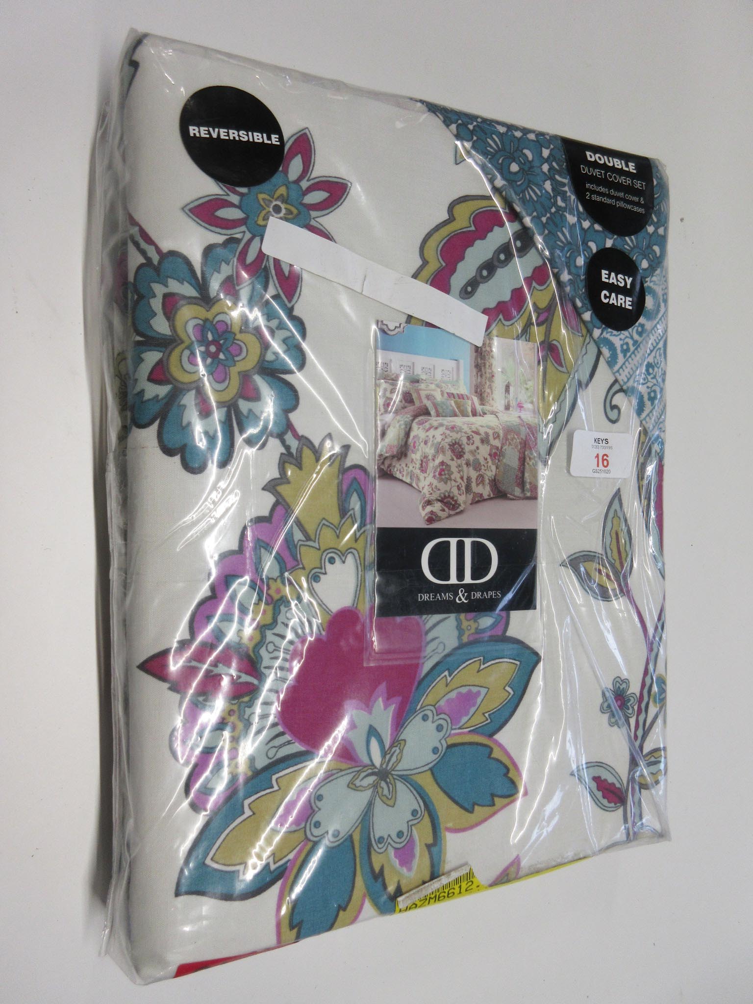 Latitude Vive Dariel Bettbezug Set, Size: Double - 2 Standard Pillowcases, RRP £23.99