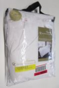 Rosdorf Park Colbert Duvet Cover Set, Colour: White, Size: Super King - 2 Standard Pillowcases,