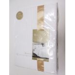 Three Posts Allston 144 TC Duvet Cover Set, Colour: White, Size: Double - 2 Standard Pillowcases,