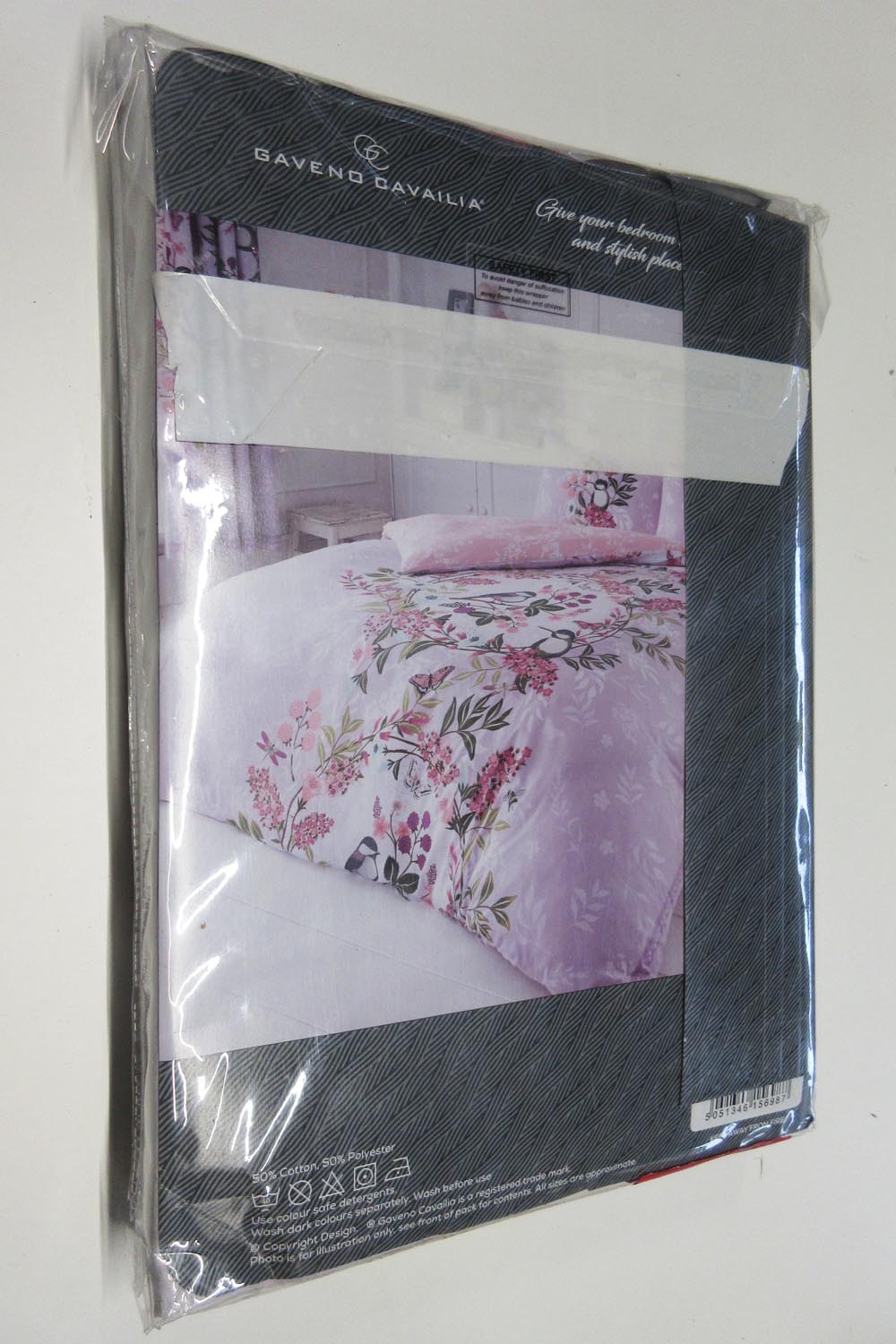 17 Stories Georgeanne Duvet Cover Set, Size: Double - 2 Standard Pillowcases, Colour: Lilac, RRP £