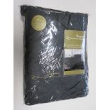 Rosdorf Park Barney Percale Bedspread, Colour: Charcoal, Size: Kingsize, RRP £24.99