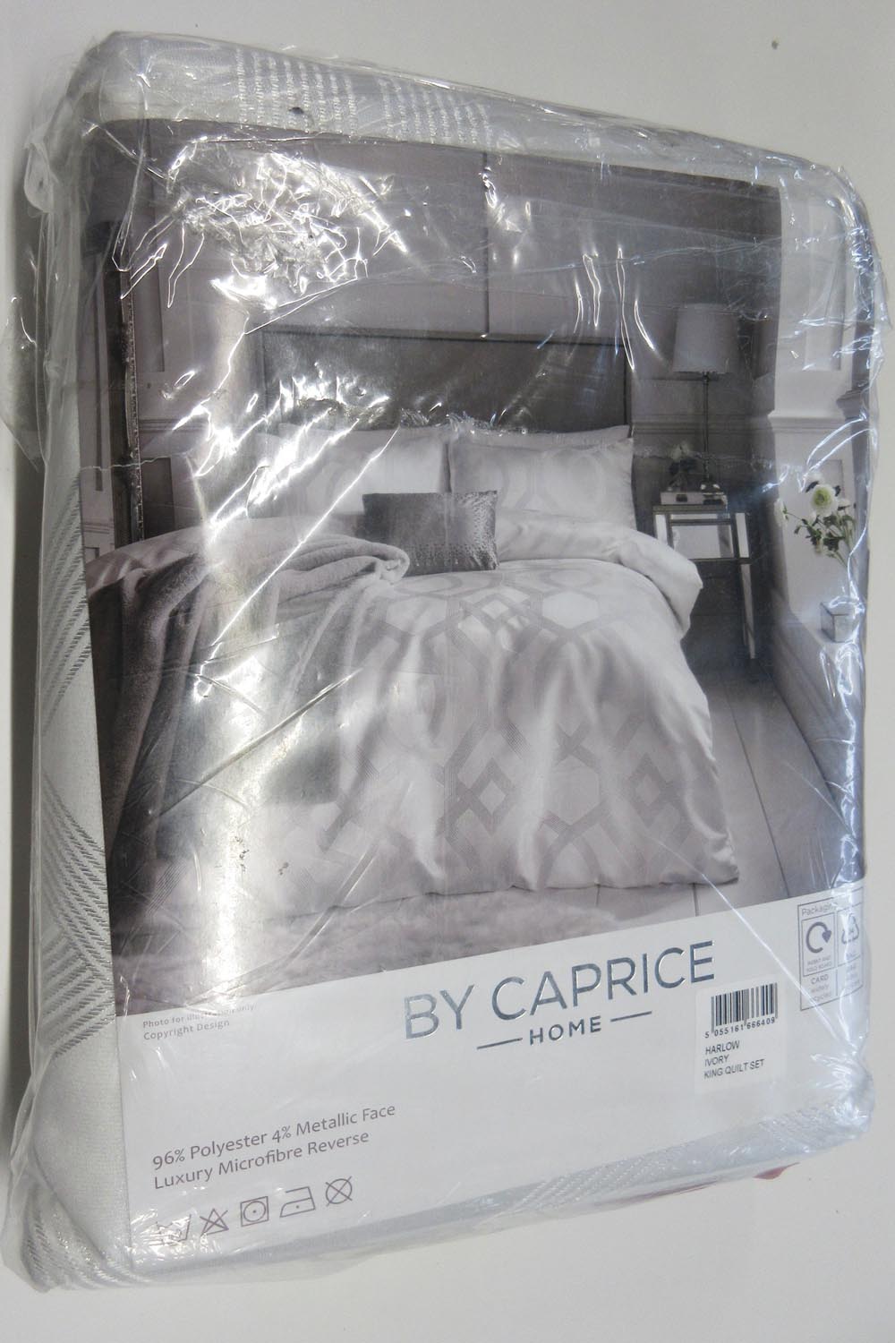 By Caprice Harlow Duvet Cover Set, Size: Kingsize, RRP £70
