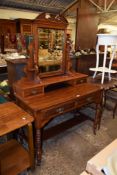 19TH CENTURY MAHOGANY DRESSING TABLE, 106CM WIDE