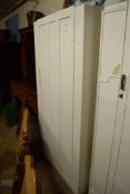 WHITE PAINTED UTILITY WARDROBE, 92CM WIDE