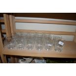 CUT GLASS TUMBLERS