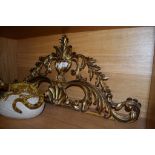 WOODEN GILT EFFECT ORNAMENT