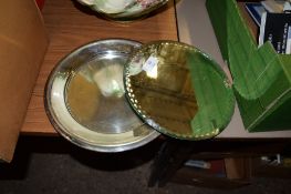 MIRROR AND A PLATED TRAY