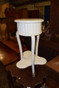 PAINTED TWO-TIER OCCASIONAL TABLE