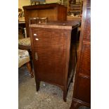 MAHOGANY BEDSIDE CABINET, 36CM WIDE