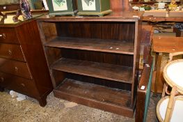 OAK BOOKCASE, 107CM WIDE