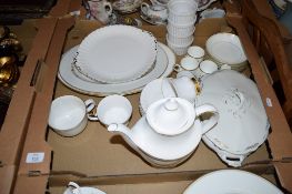 WHITE GLAZED DINNER WARES