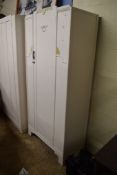 WHITE PAINTED UTILITY WARDROBE, 85CM WIDE