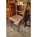 CANE SEATED BEDROOM CHAIR