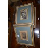 SET OF SIX MODERN ARCHITECTURAL PRINTS