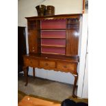 REPRODUCTION MAHOGANY DRESSER, 142CM WIDE